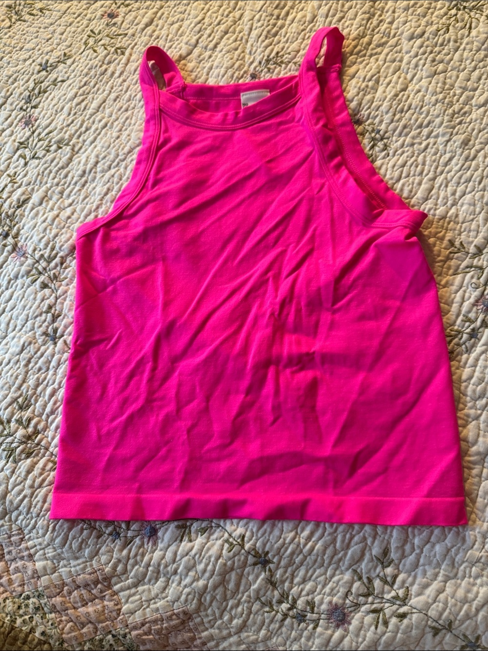 No Boundaries Hot Pink Tank Top - Scoop Neck